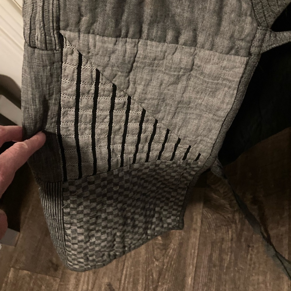 Patchwork Gray Women's Jacket - image 2